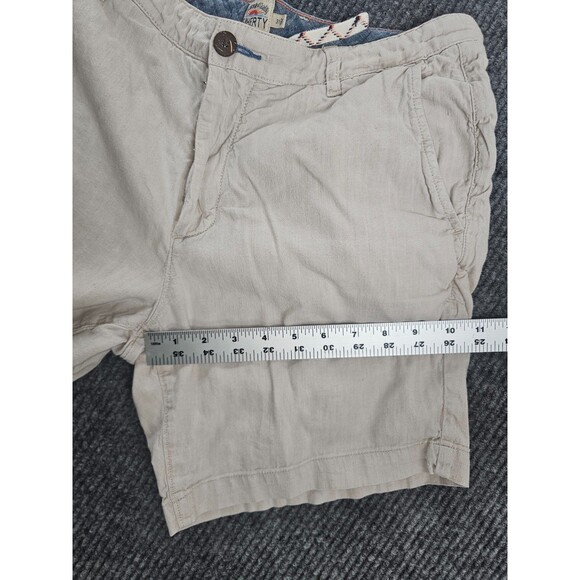 Faherty Brand Men’s Linen Chino Shorts Preppy Surf Size 31 - Picture 6 of 9